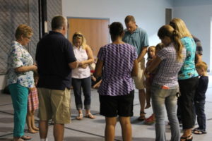 We meet in August before school starts and pray together. We count on the daily prayer of our supporters!